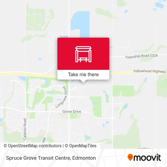 Spruce Grove Transit Centre map
