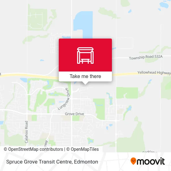 Spruce Grove Transit Centre map