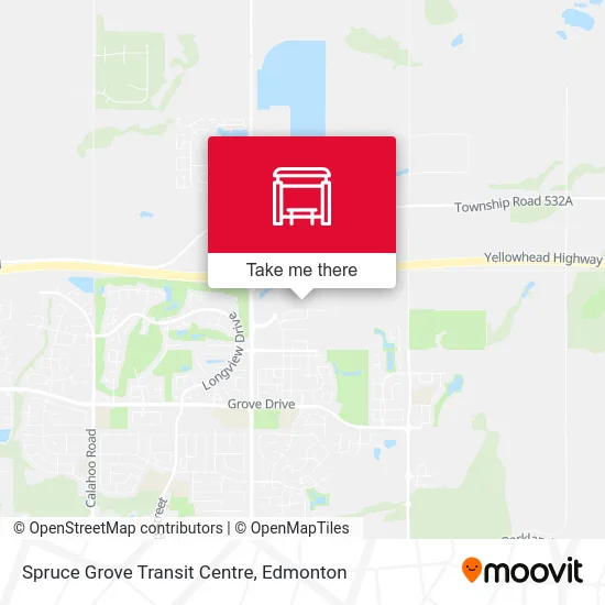 Spruce Grove Transit Centre map