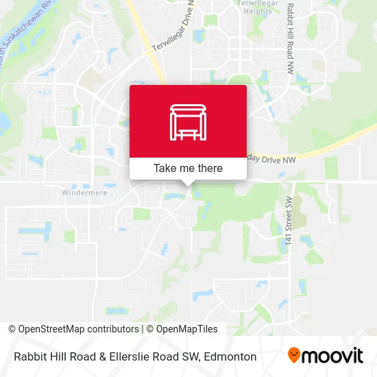 Rabbit Hill Road & Ellerslie Road SW map