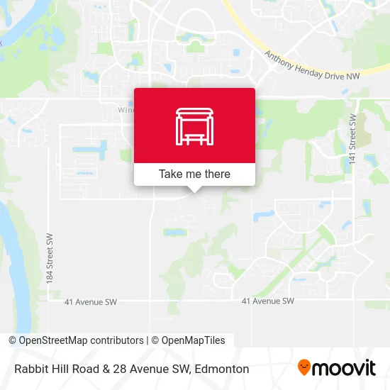 Rabbit Hill Road & 28 Avenue SW map