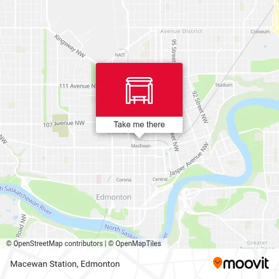 Macewan Station map