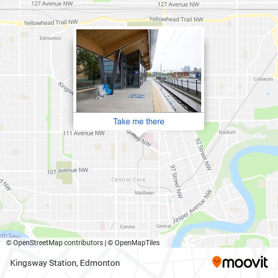 Kingsway Station map