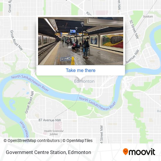 Government Centre Station map