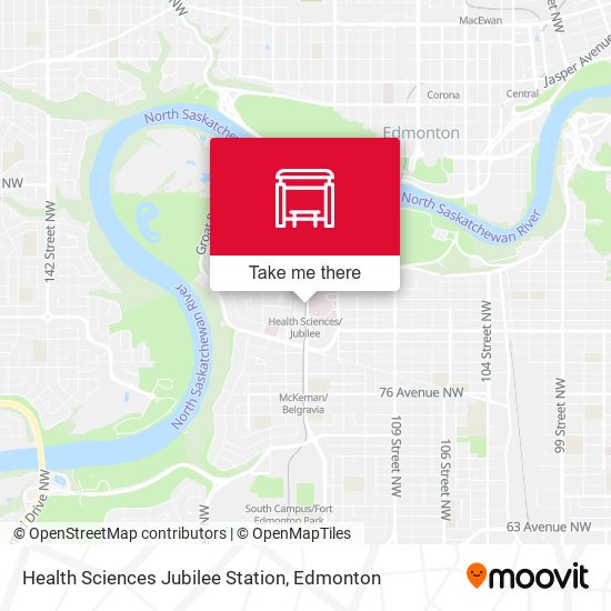 Health Sciences Jubilee Station map