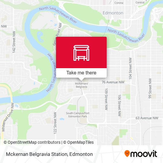 Mckernan Belgravia Station map