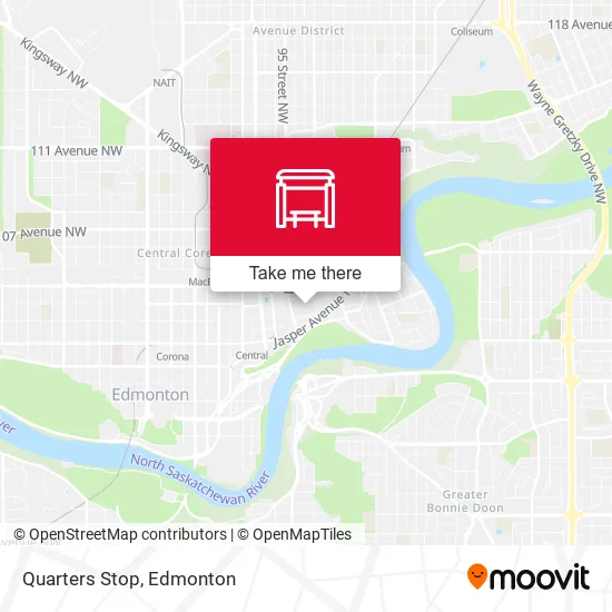 Quarters Stop map