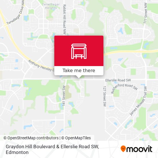 Graydon Hill Boulevard & Ellerslie Road SW map