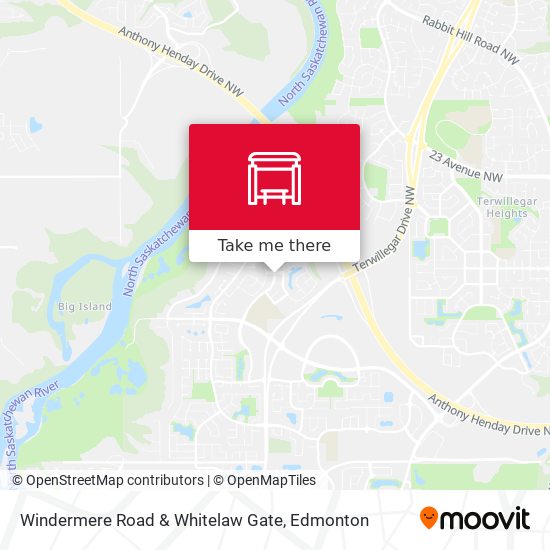 Windermere Road & Whitelaw Gate map