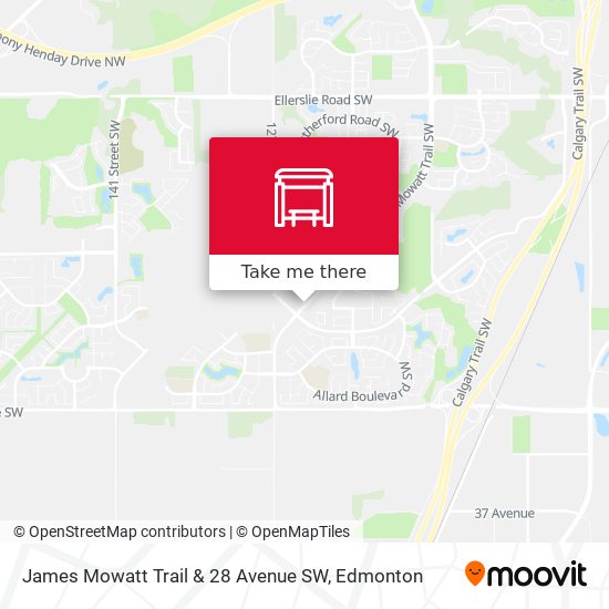 James Mowatt Trail & 28 Avenue SW map