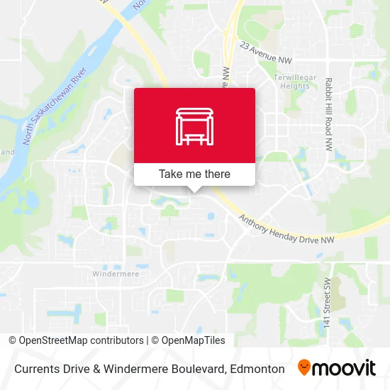 Currents Drive & Windermere Boulevard map