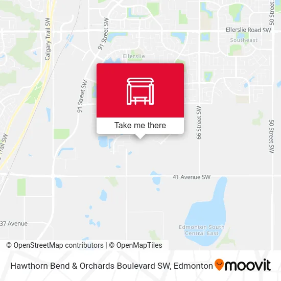 Hawthorn Bend & Orchards Boulevard SW map