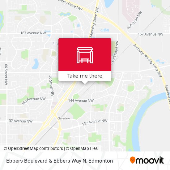Ebbers Boulevard & Ebbers Way N map