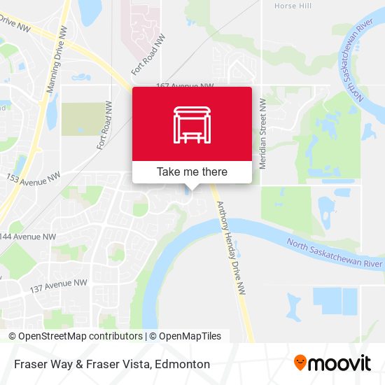 Fraser Way & Fraser Vista map