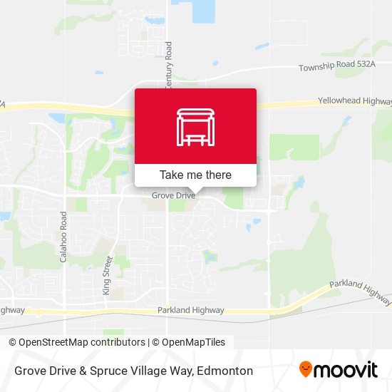 Grove Drive & Spruce Village Way map