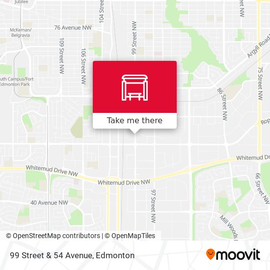99 Street & 54 Avenue plan