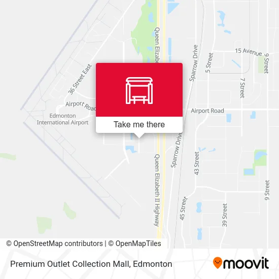 Premium Outlet Collection Mall map