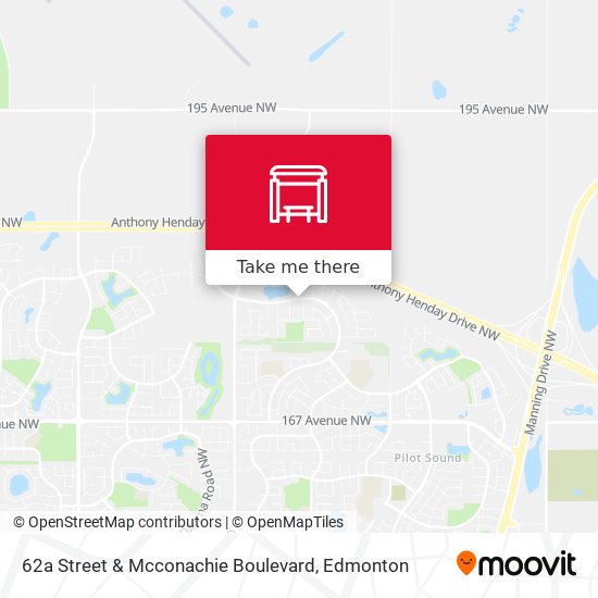 62a Street & Mcconachie Boulevard map