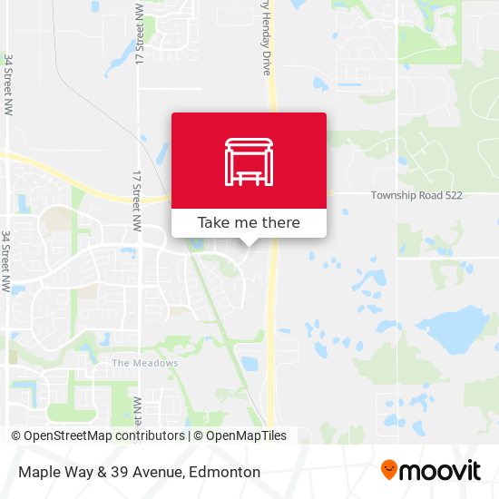 Maple Way & 39 Avenue map