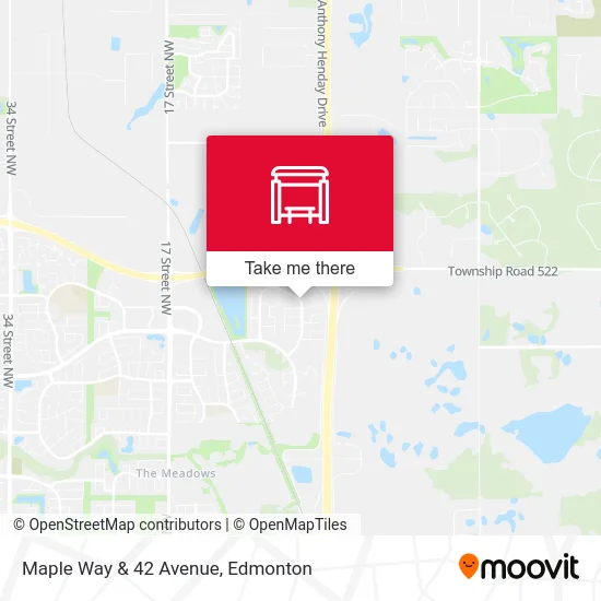 Maple Way & 42 Avenue map