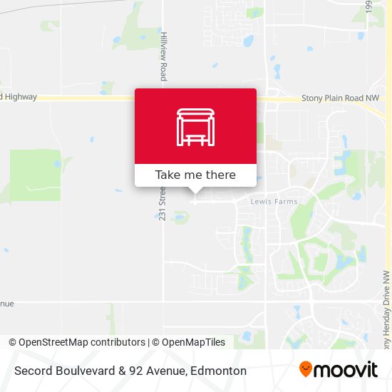 Secord Boulvevard & 92 Avenue map