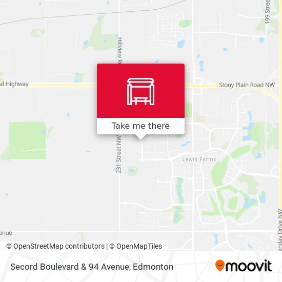 Secord Boulevard & 94 Avenue map