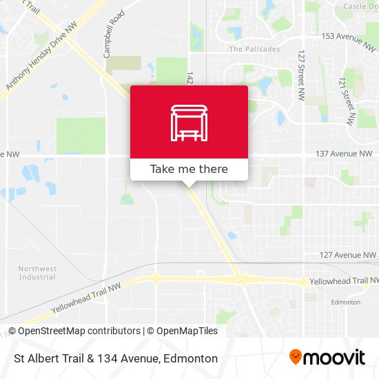 St Albert Trail & 134 Avenue plan