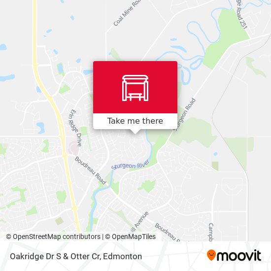 Oakridge Dr S & Otter Cr plan