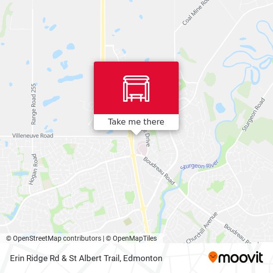 Erin Ridge Rd & St Albert Trail plan