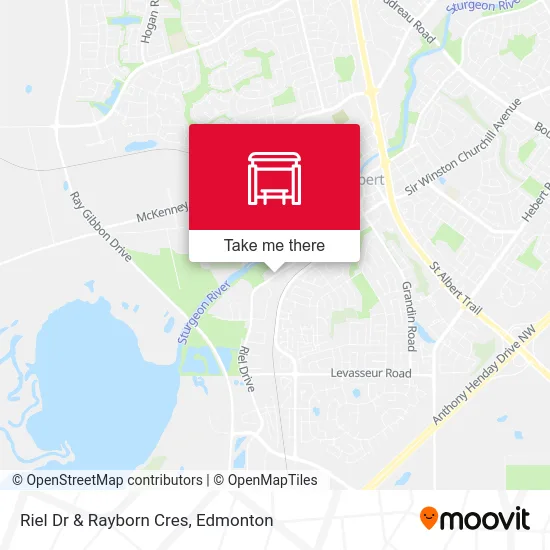 Riel Dr & Rayborn Cres map