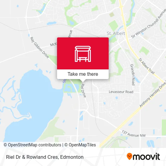 Riel Dr & Rowland Cres map