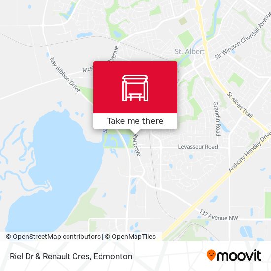 Riel Dr & Renault Cres map