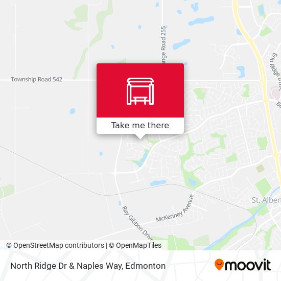 North Ridge Dr & Naples Way map