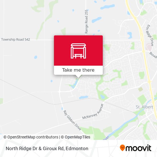 North Ridge Dr & Giroux Rd map