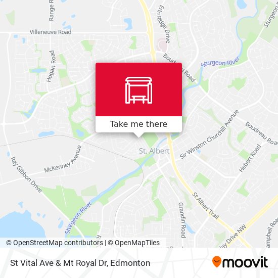 St Vital Ave & Mt Royal Dr plan
