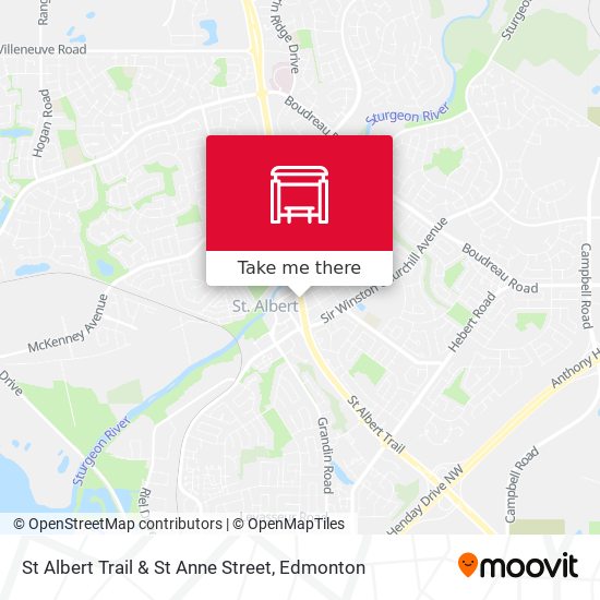 St Albert Trail & St Anne Street plan