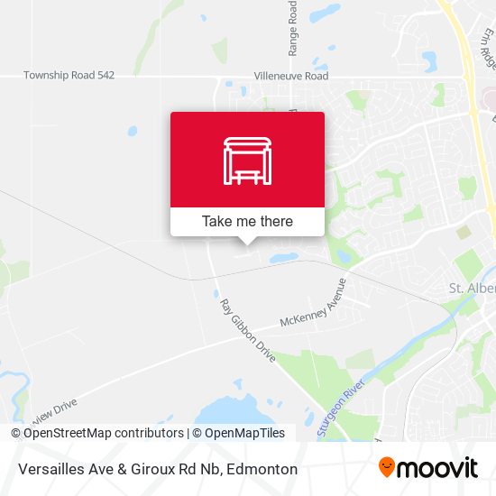 Versailles Ave & Giroux Rd Nb plan