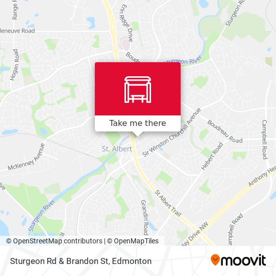 Sturgeon Rd & Brandon St map