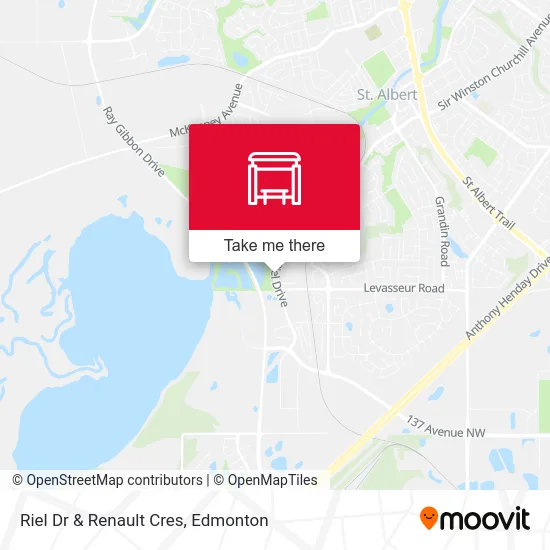 Riel Dr & Renault Cres map