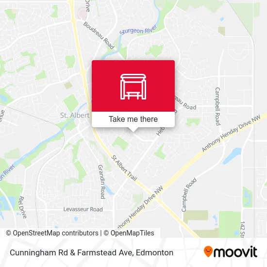 Cunningham Rd & Farmstead Ave map