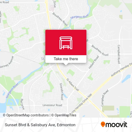 Sunset Blvd & Salisbury Ave plan