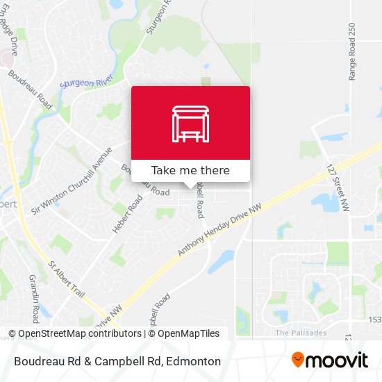Boudreau Rd & Campbell Rd map