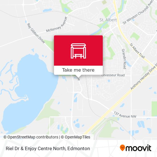 Riel Dr & Enjoy Centre North map