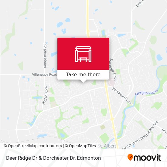 Deer Ridge Dr & Dorchester Dr map