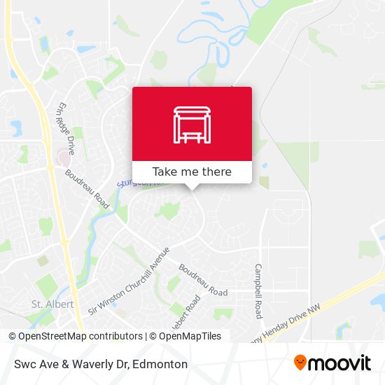Swc Ave & Waverly Dr map