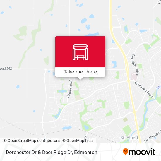 Dorchester Dr & Deer Ridge Dr map