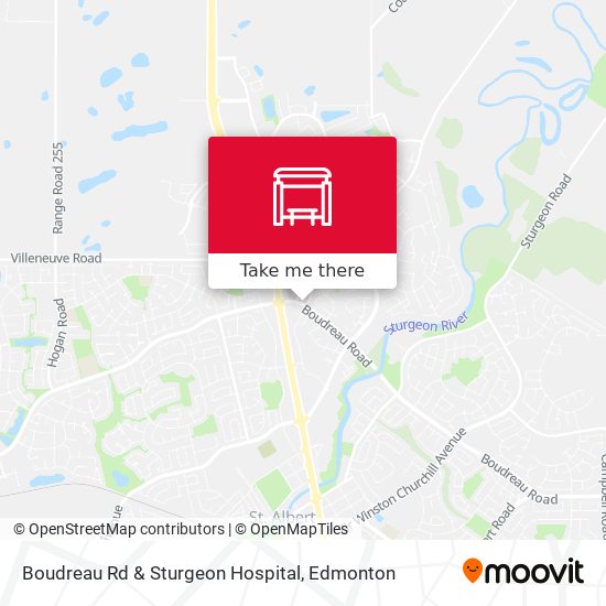 Boudreau Rd & Sturgeon Hospital map