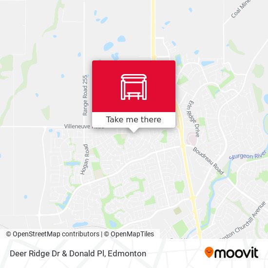 Deer Ridge Dr & Donald Pl map