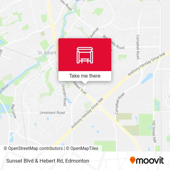 Sunset Blvd & Hebert Rd map