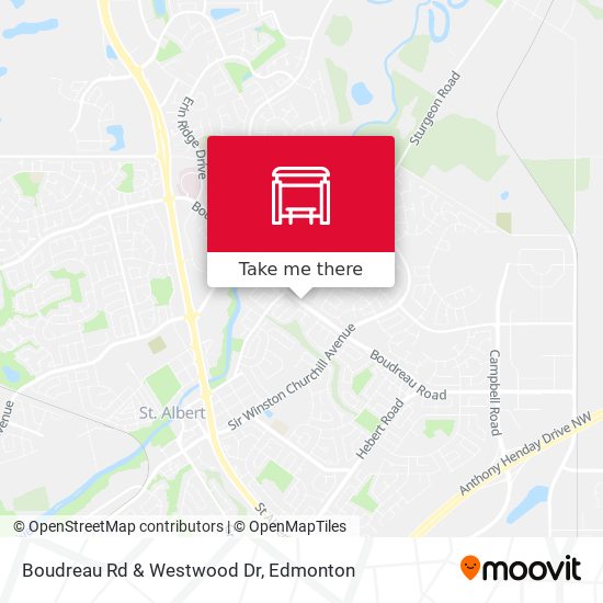 Boudreau Rd & Westwood Dr map